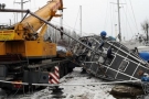 Jacht Pacyfica - wypadek na przystani foto Ł. Szelemej