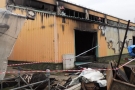 Pożar w pomieszczeniach hangaru Centrum Żeglarskiego Szczecin